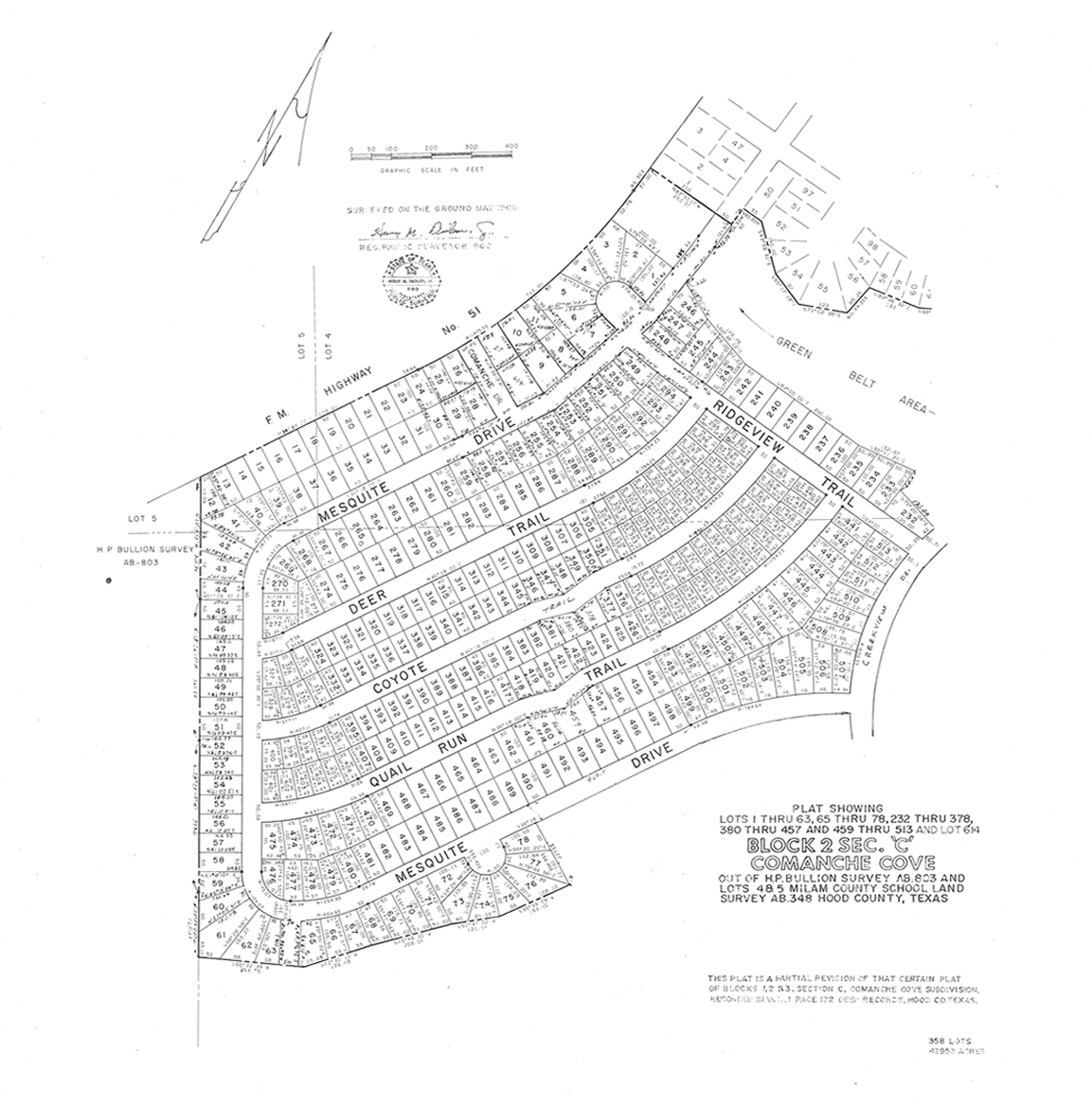 Maps And Plats – Comanche Cove Owners Association